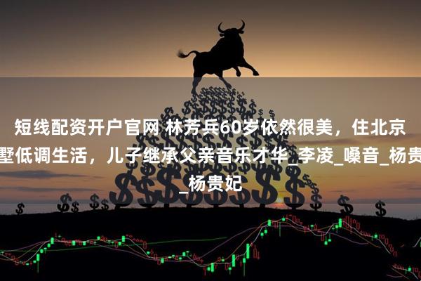 短线配资开户官网 林芳兵60岁依然很美，住北京别墅低调生活，儿子继承父亲音乐才华_李凌_嗓音_杨贵妃